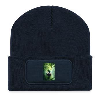 Ducks Duck - Recycled Patch Beanie - french navy - Front