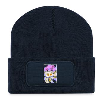 Cigarette Box Passionate Love Twin Flames - Recycled Patch Beanie - french navy - Front