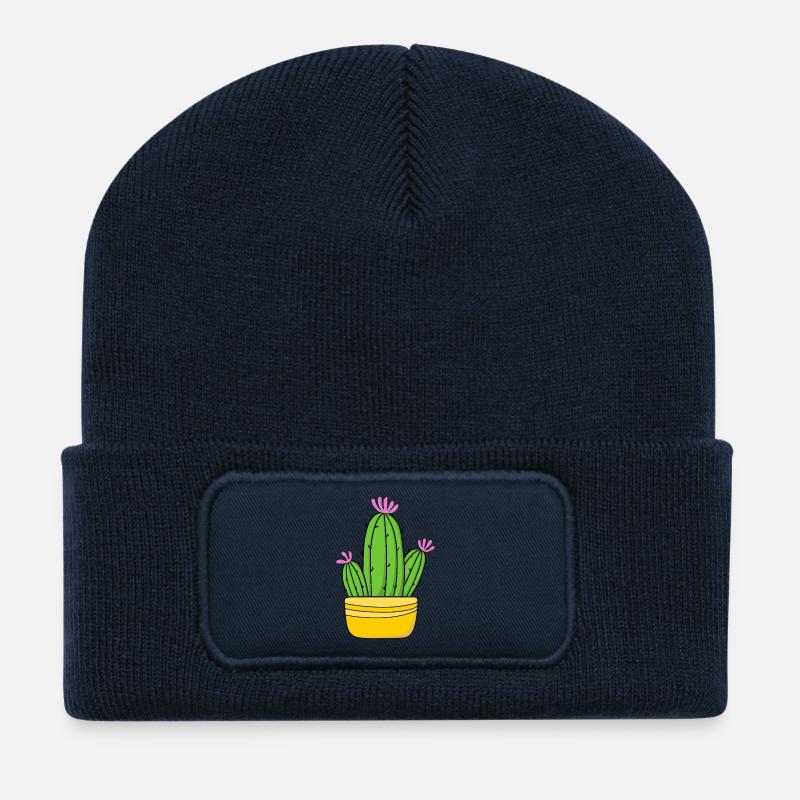 Cactus - Recycled Patch Beanie - french navy
