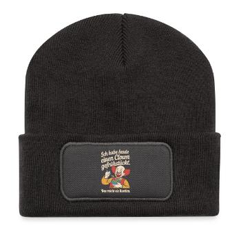 Remplacement du costume de clown du Petit-déjeuner de Clown Carnival - Beanie recyclé à patch - charbon - Devant