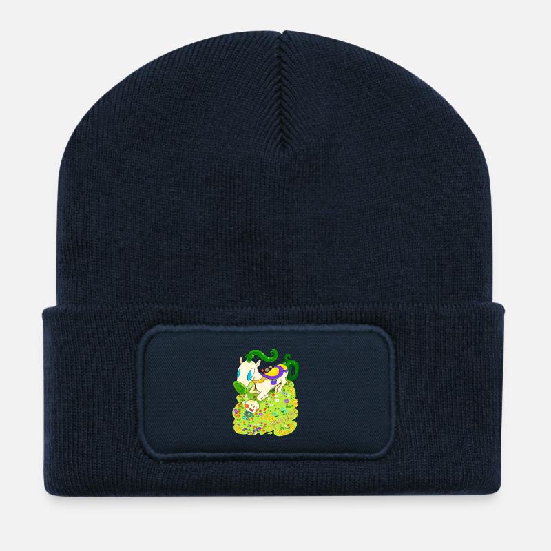 Verschnaufpause - Recycelte Patch Beanie - French Navy
