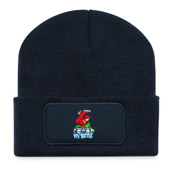 Breakdance  | B-Boy | Hip Hop - Recycelte Patch Beanie - French Navy - Vorne