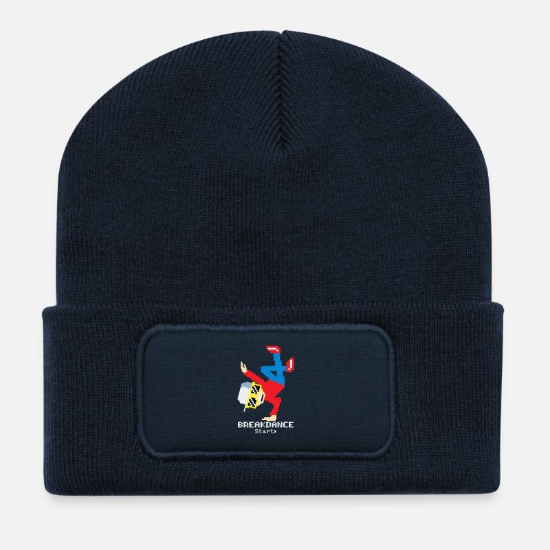 Breakdance B-Boy - Recycled Patch Beanie - french navy