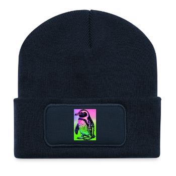 penguin - Recycled Patch Beanie - french navy - Front
