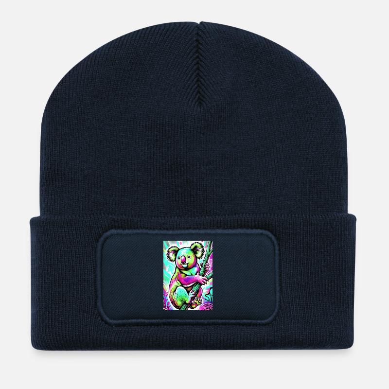 Koala - Recycled Patch Beanie - french navy