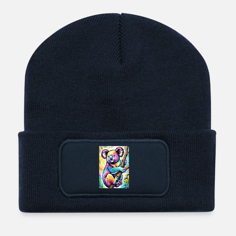 Koala - Recycled Patch Beanie - french navy