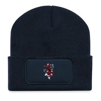 Katar - Katar - Flaggen - Recycelte Patch Beanie - French Navy - Vorne