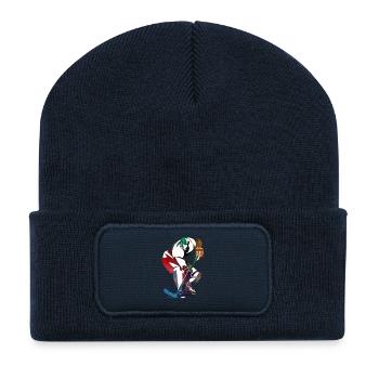 Hockey Sport Art - Recycled Patch Beanie - french navy - Front