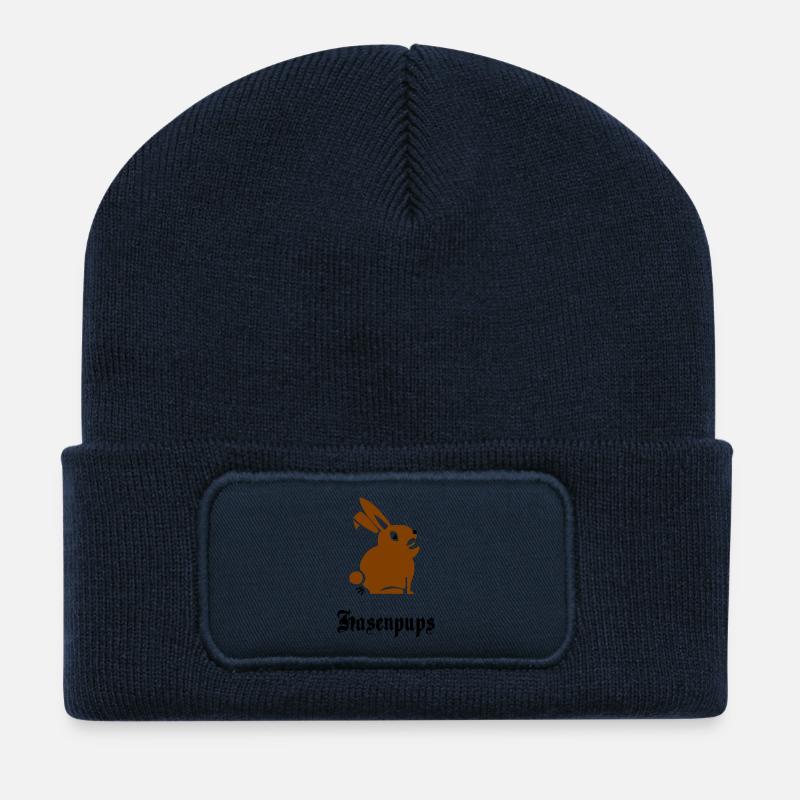 Hasenpups - Recycelte Patch Beanie - French Navy