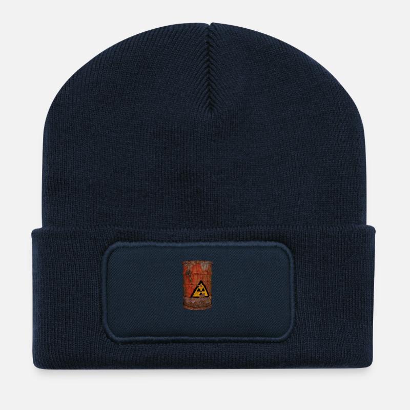 sondermuell2 - Recycelte Patch Beanie - French Navy
