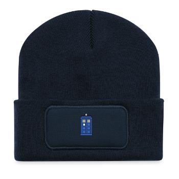 Tardis - Recycled Patch Beanie - french navy - Front
