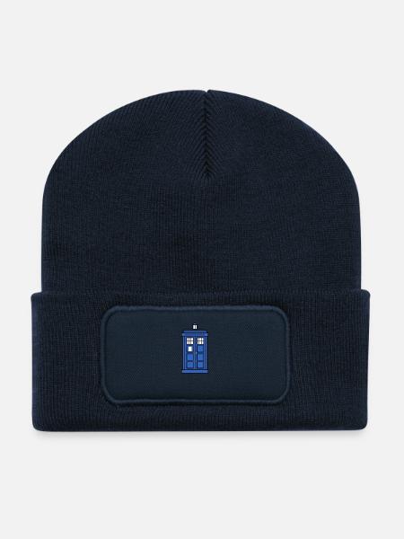 Tardis - Recycled Patch Beanie - french navy