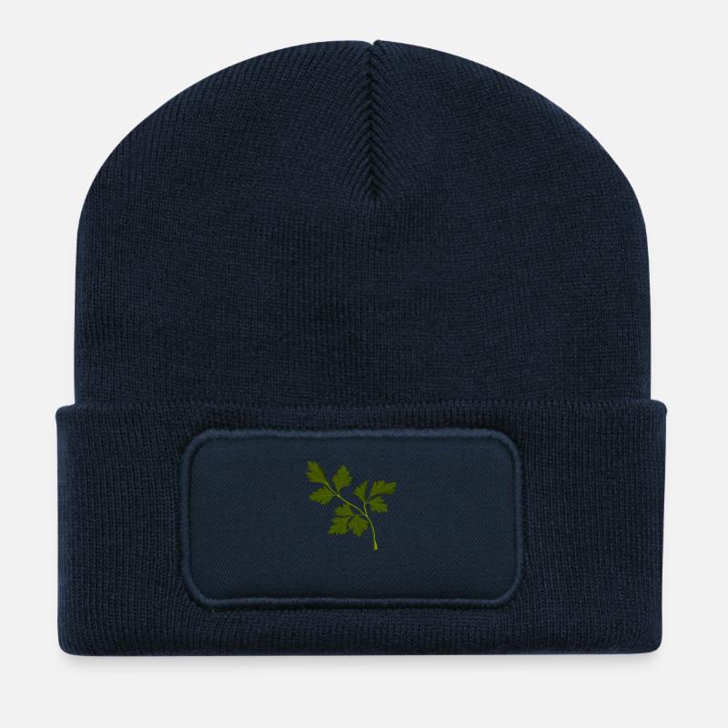 petersilie - Recycelte Patch Beanie - French Navy