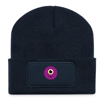 Monster / Alien Mama - Recycled Patch Beanie - french navy - Front