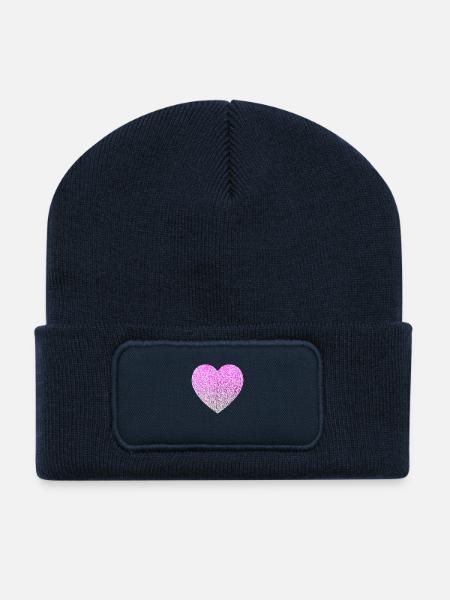 glitter - Recycled Patch Beanie - french navy