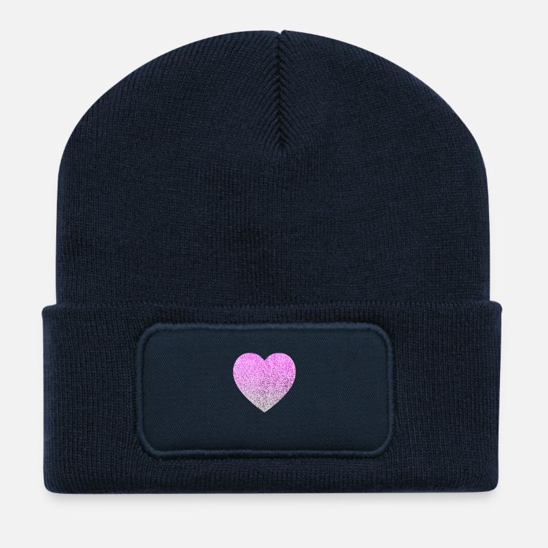 glitter - Recycelte Patch Beanie - French Navy