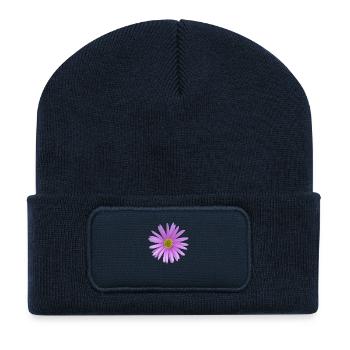Flower de - Recycelte Patch Beanie - French Navy - Vorne