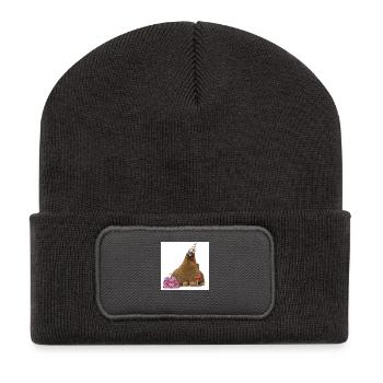 Hen night hen - Recycled Patch Beanie - dark grey - Front
