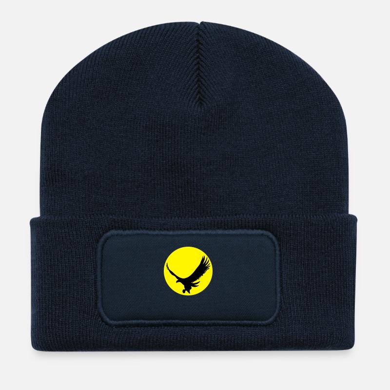 Adler - Recycelte Patch Beanie - French Navy