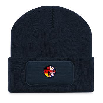 german_british_friedship - Recycled Patch Beanie - french navy - Front