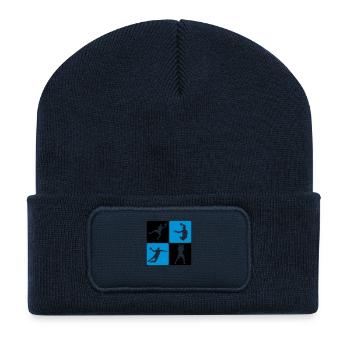 Handball Player - Recycelte Patch Beanie - French Navy - Vorne