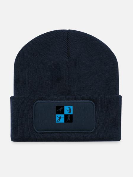 Handball Player - Recycelte Patch Beanie - French Navy