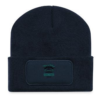 quizmaster world no1 most awesome copy - Recycled Patch Beanie - french navy - Front