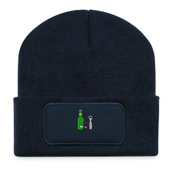 Beer Romance - Recycled Patch Beanie - french navy - Front