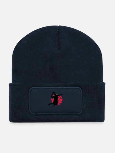 volleyball - Recycelte Patch Beanie - French Navy