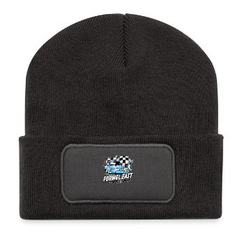 Formel East Racing - Recycelte Patch Beanie - Dunkelgrau - Vorne