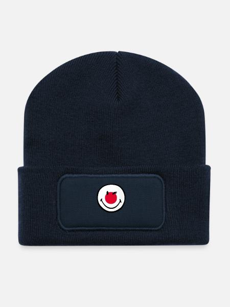 Smiley Flag Japan - Recycelte Patch Beanie - French Navy