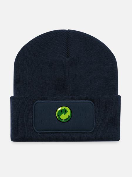 Smiley Recyclable - Recycelte Patch Beanie - French Navy