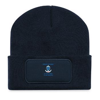 Sea Scout Laws Oath - Recycled Patch Beanie - french navy - Front