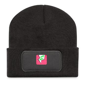 Super-maman, super-héros. Meilleure maman. BD. - Beanie recyclé à patch - charbon - Devant