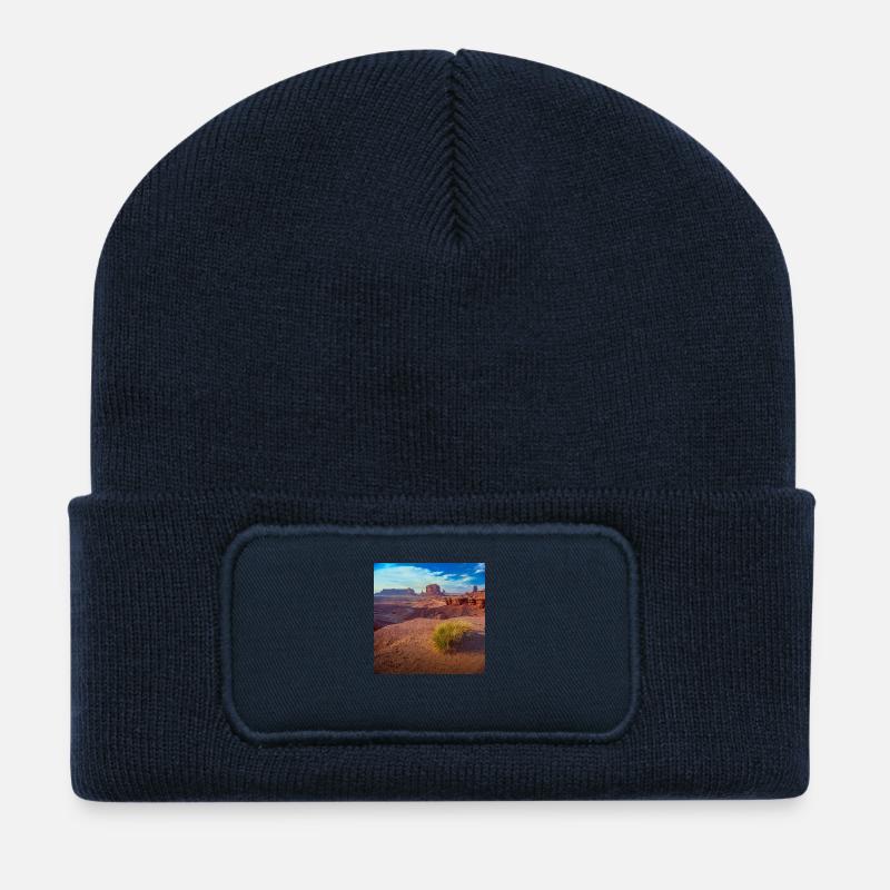 Monument Valley - Recycelte Patch Beanie - French Navy
