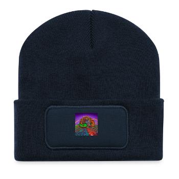 wonder 1672490431569 - Recycelte Patch Beanie - French Navy - Vorne