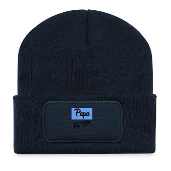 DAD - Recycled Patch Beanie - french navy - Front