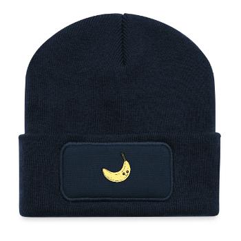 Bananarama - Recycelte Patch Beanie - French Navy - Vorne