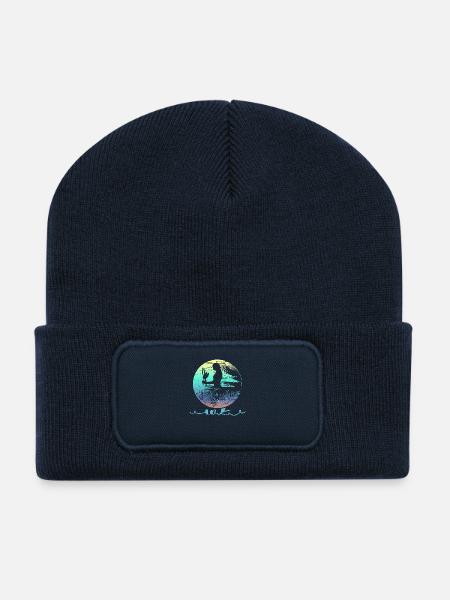 WK Surf dream woman - Recycled Patch Beanie - french navy