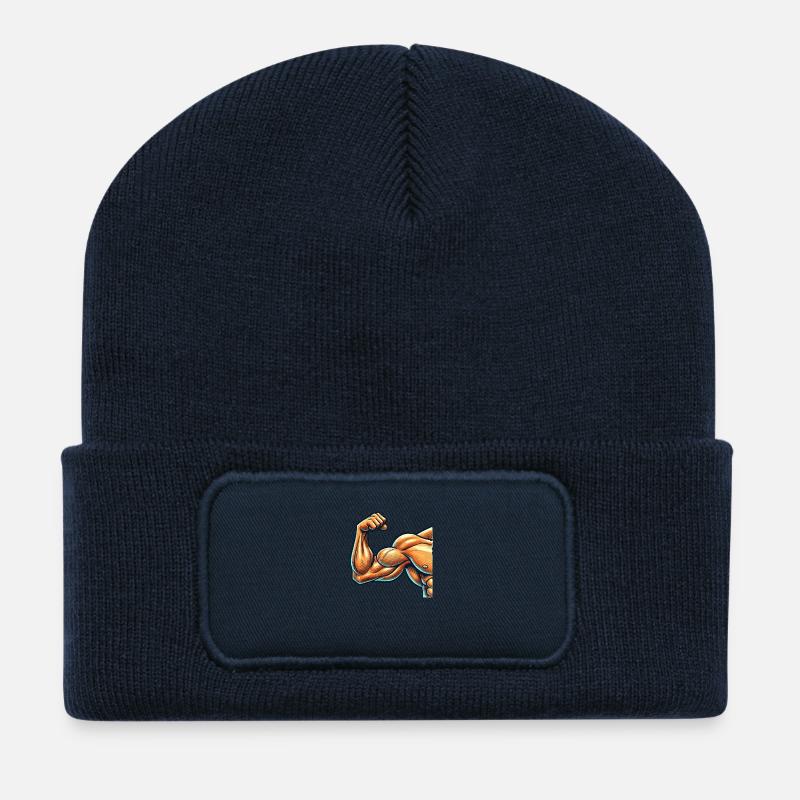 bizeps - Recycelte Patch Beanie - French Navy