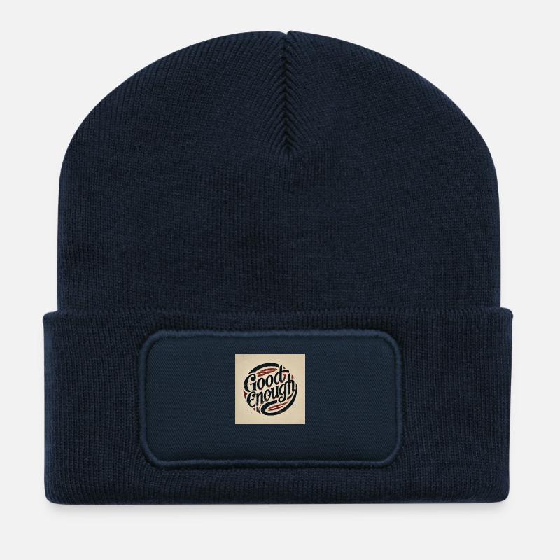 gut genug - Recycelte Patch Beanie - French Navy