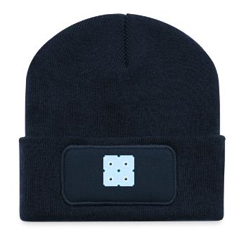 Böses Auge Featuring Nazar - Recycelte Patch Beanie - French Navy - Vorne