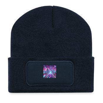 Future city - Recycled Patch Beanie - french navy - Front