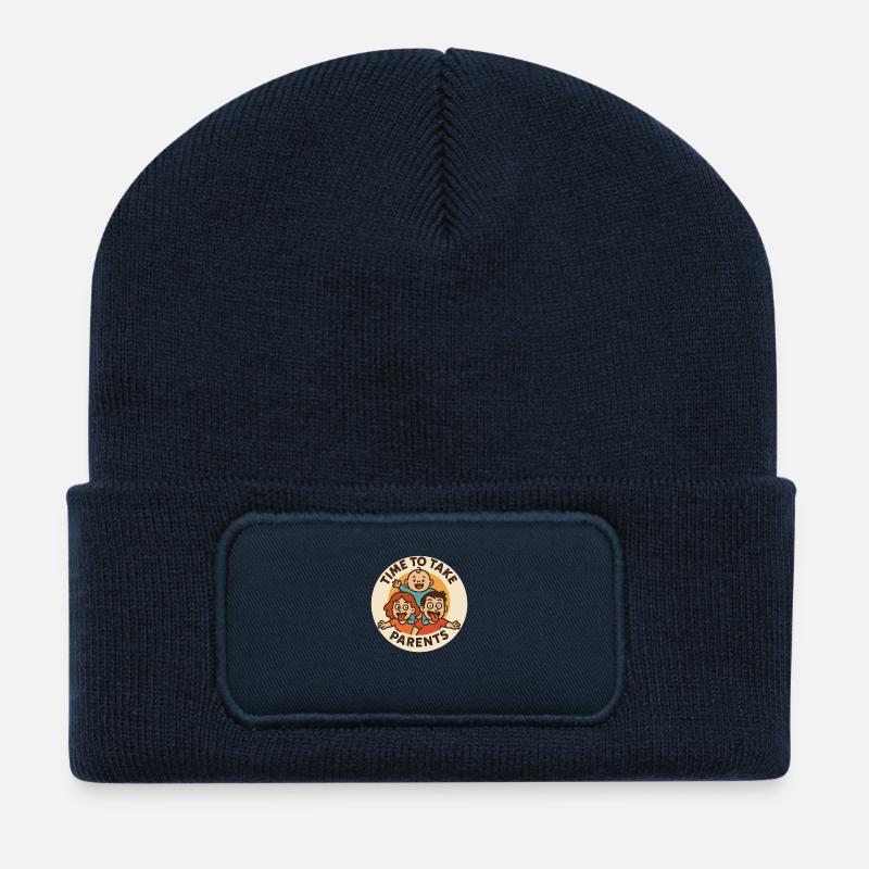 Babyeltern - Recycelte Patch Beanie - French Navy