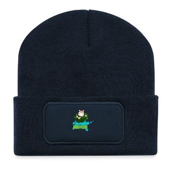 Choupisson - Recycled Patch Beanie - french navy - Front