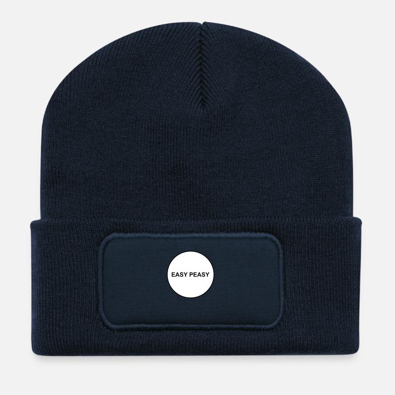 Easy Peasy - Recycelte Patch Beanie - French Navy