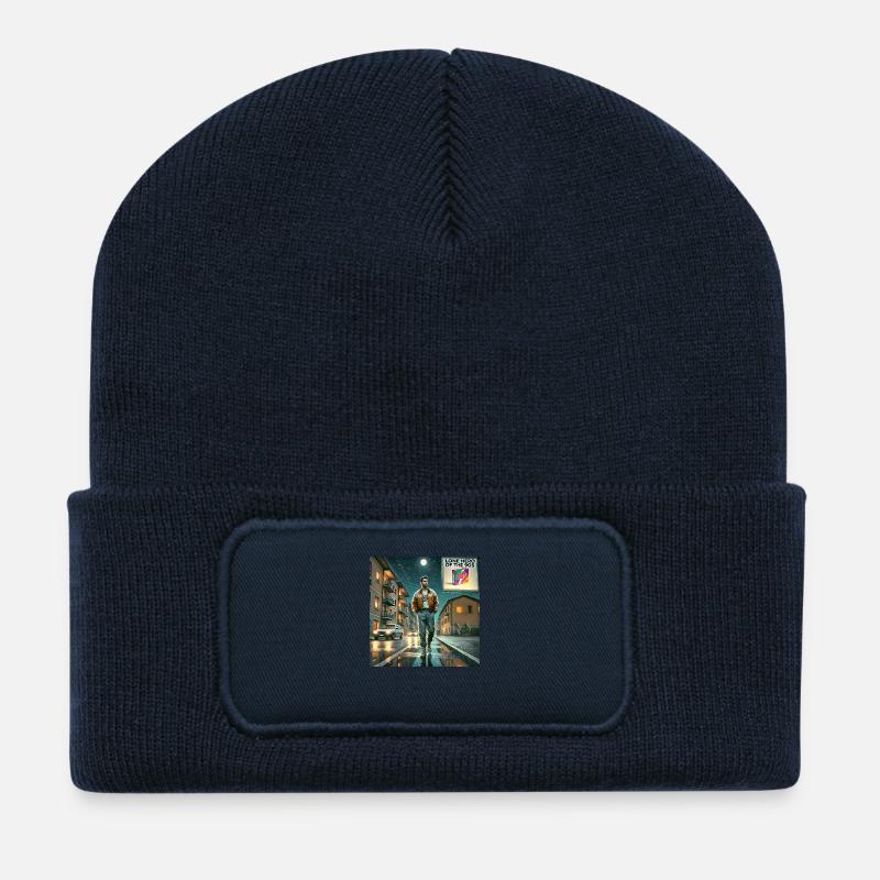 LONE HERO OF THE 90S - Recycled Patch Beanie - french navy
