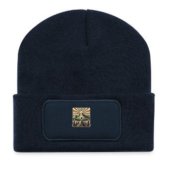 Wandern - Recycelte Patch Beanie - French Navy - Vorne