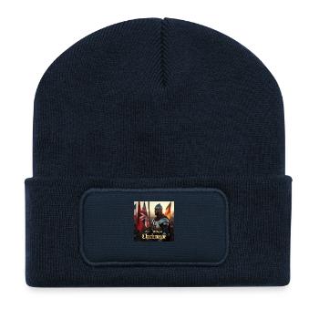 Flux Dev a medieval knight from the Crusades - Recycelte Patch Beanie - French Navy - Vorne