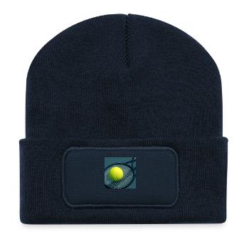 Sports - Tennis, racket and ball - Recycled Patch Beanie - french navy - Front